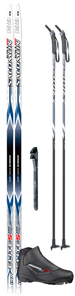 Salomon Elite 5 Grip Non-wax Package - 2014 XC Ski Packages - X-C Skiing-Track + BC McBike and Smithers BC